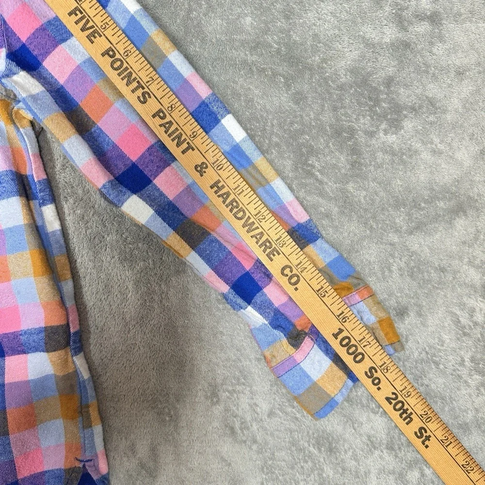 The‎ Abouts Plaid Button Up Shirt Kids Medium 10 12 Multicolor Long Sleeve